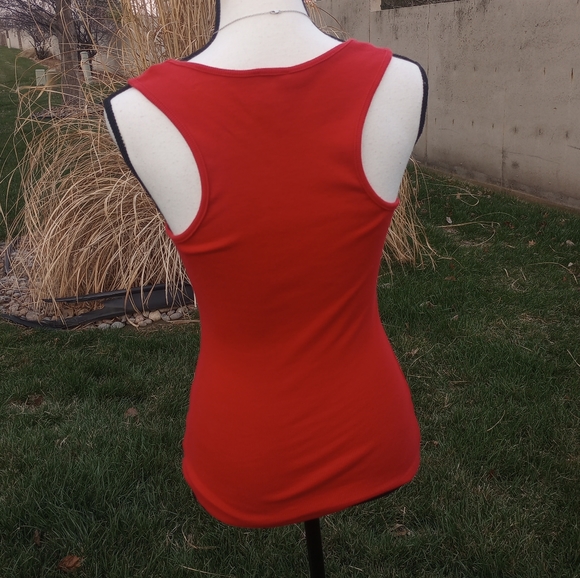 2b bebe Red and Gold Stars 4th of July Tank Top - Picture 10 of 13